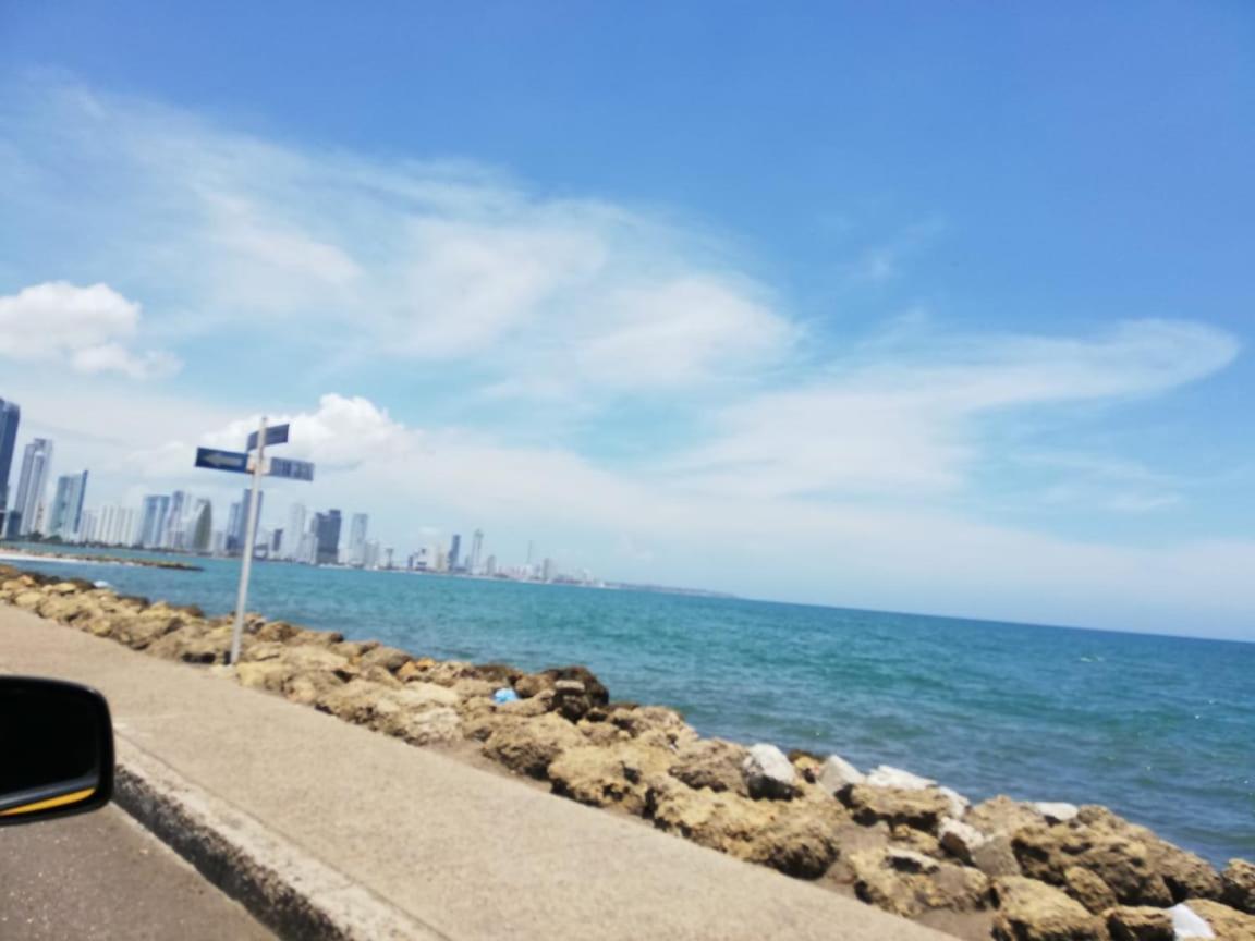 Hermoso Apartamento Frente Al Mar Caribe Cartagena Exterior foto