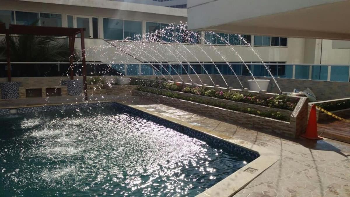 Hermoso Apartamento Frente Al Mar Caribe Cartagena Exterior foto